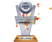 AllForexRating Awards Broker Kripto Terbaik 